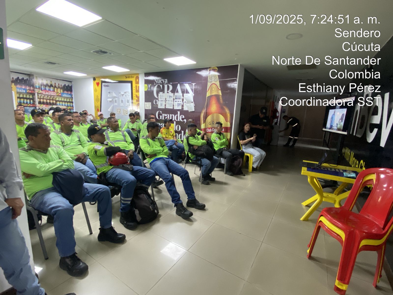 Evidencia de capacitación